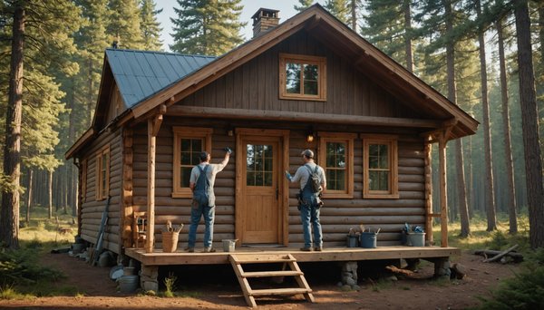 Quelle peinture faut-il utiliser pour repeindre un chalet en bois ?